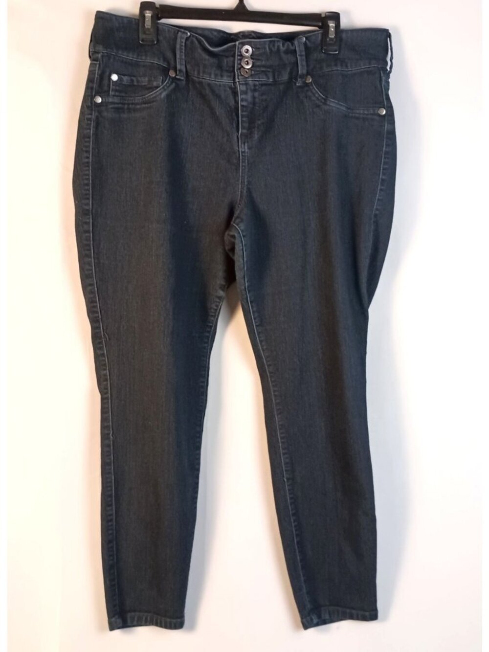 Torrid High Rise Skinny Jeans Size 18 Short Dark Wash Stretch Plus Size